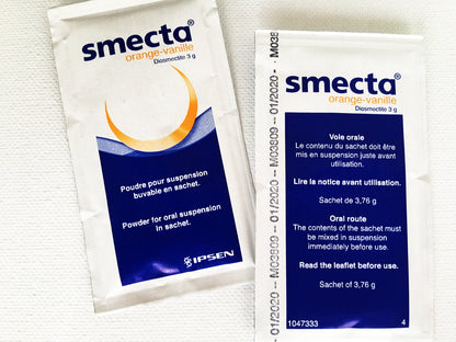 Smecta Ipsen powder for oral suspension packaging details