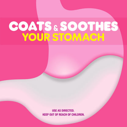 Pepto Bismol 40 count bottle side profile