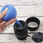 Honbay blue ear syringe bulb held in hand