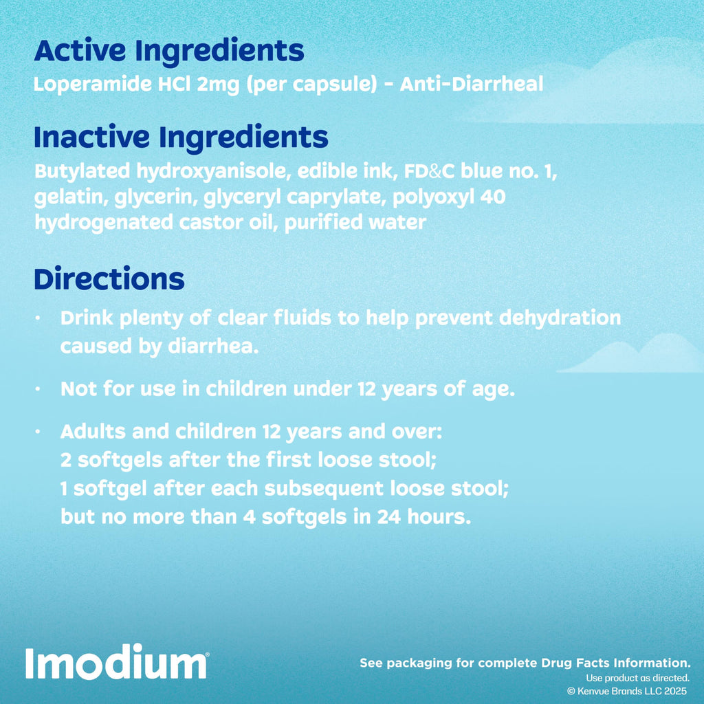 Imodium A-D 24 count travel size box