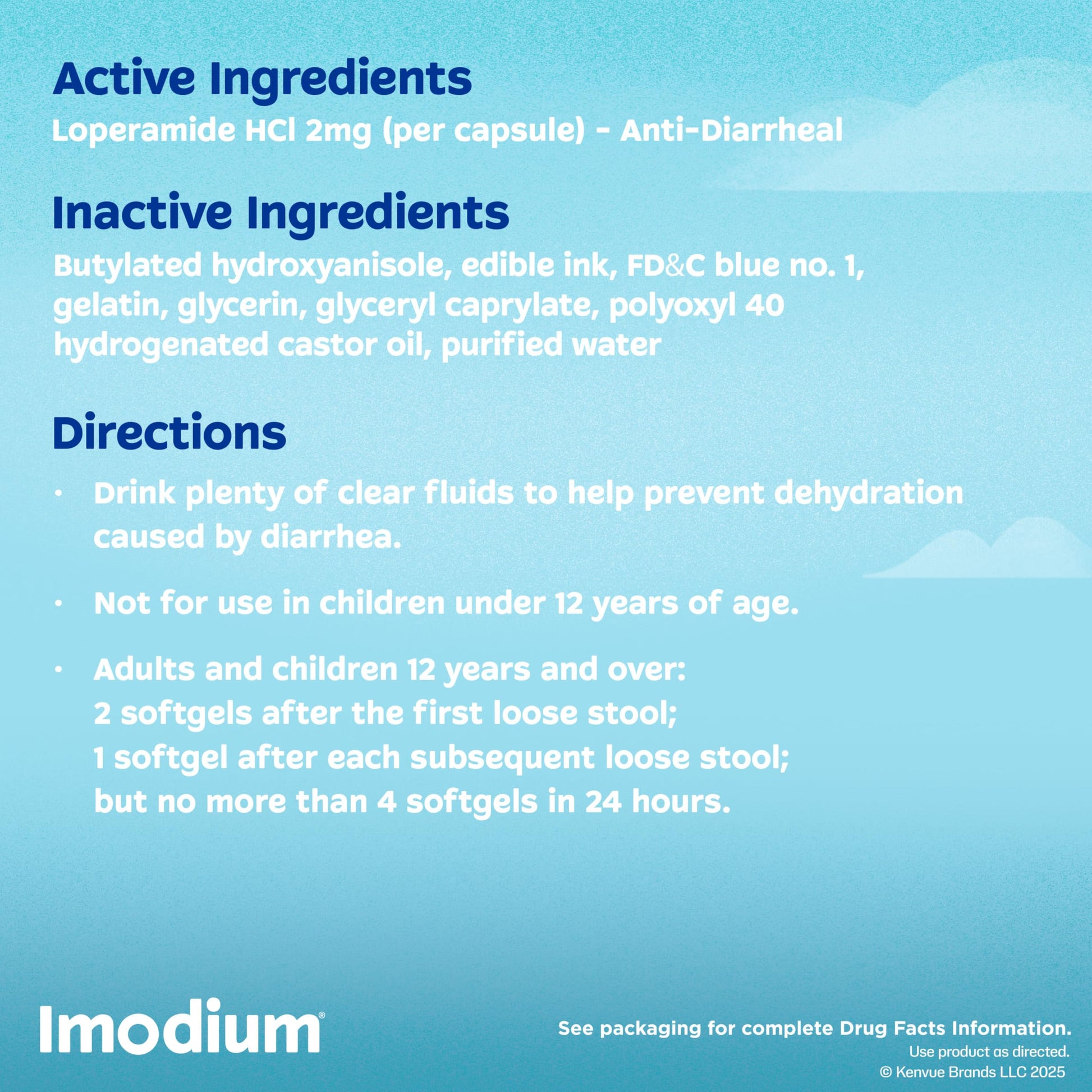 Imodium A-D 24 count travel size box