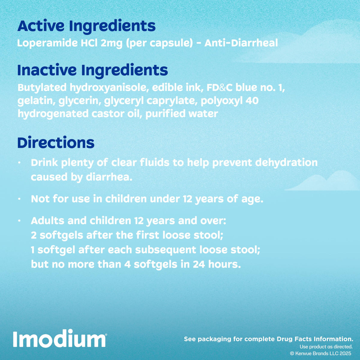 Imodium A-D 24 count travel size box