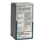 Over the counter anti diarrheal tablets back label with detailed ingredient list