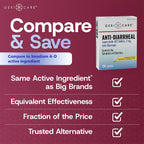 USA imported GeriCare anti diarrheal capsule bottle for travelers diarrhea