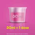 Pepto-Bismol liquid 12 fluid ounce bottle top and cap