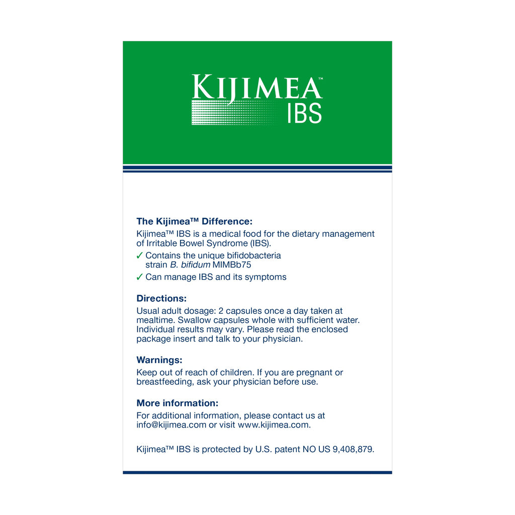 Kijimea IBS capsule bottle for irritable bowel management