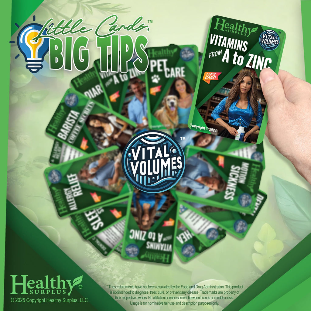 Side view of Healthy Surplus stomach relief medicine bottle detailing active ingredients