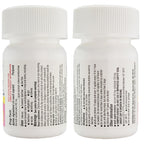 Back label of Healthy Surplus bismuth subsalicylate bottle showing dosage guidelines and directions
