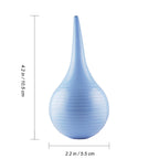 JIESI hand bulb syringe showing tapered pointed tip for ear washing