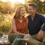 Estomaquil digestive health product display for online store