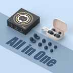 Double-layer silicone ear tips for customized noise isolation