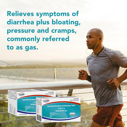 Camber loperamide hydrochloride two milligrams capsules for bloating and stomach cramps