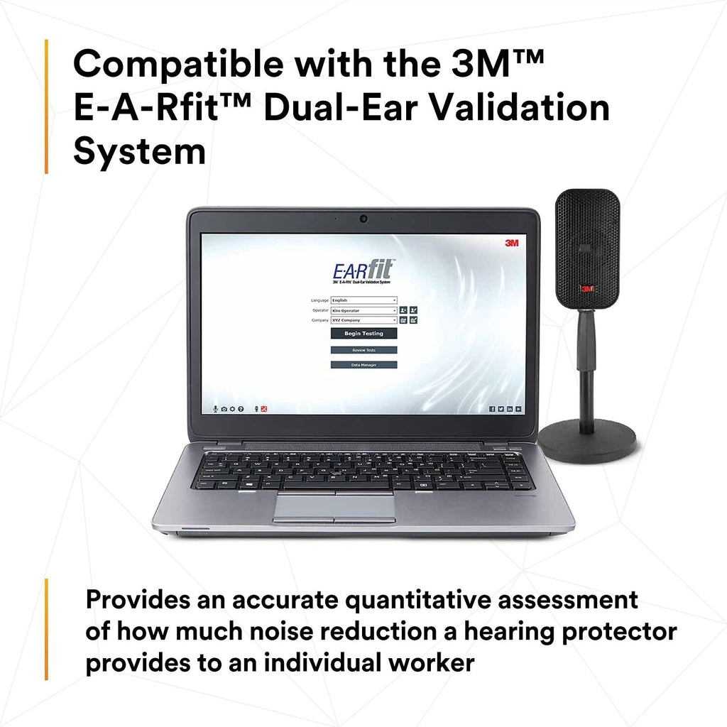 Side profile of 3M regular size hearing protection box
