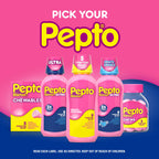 Pepto Bismol Ultra liquid packaging side view