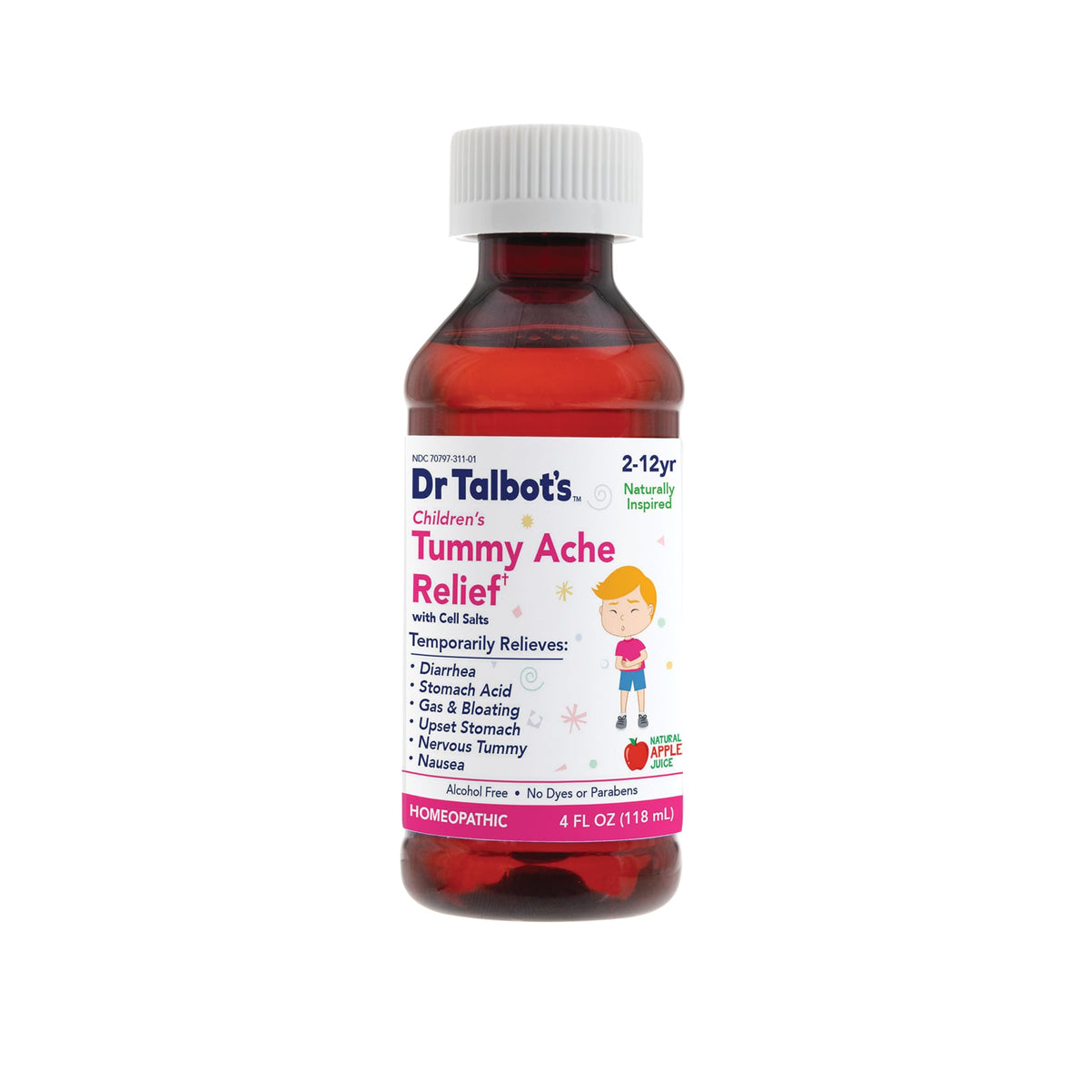 Homeopathic cell salts digestive remedy for children ages two to twelve years old
