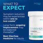 DocDigest by Design gut health supplement packaging showing dairy free and gluten free icons.