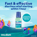 Imodium A-D mint flavored oral solution bottle