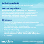 Medical grade Imodium A-D liquid for traveler's diarrhea