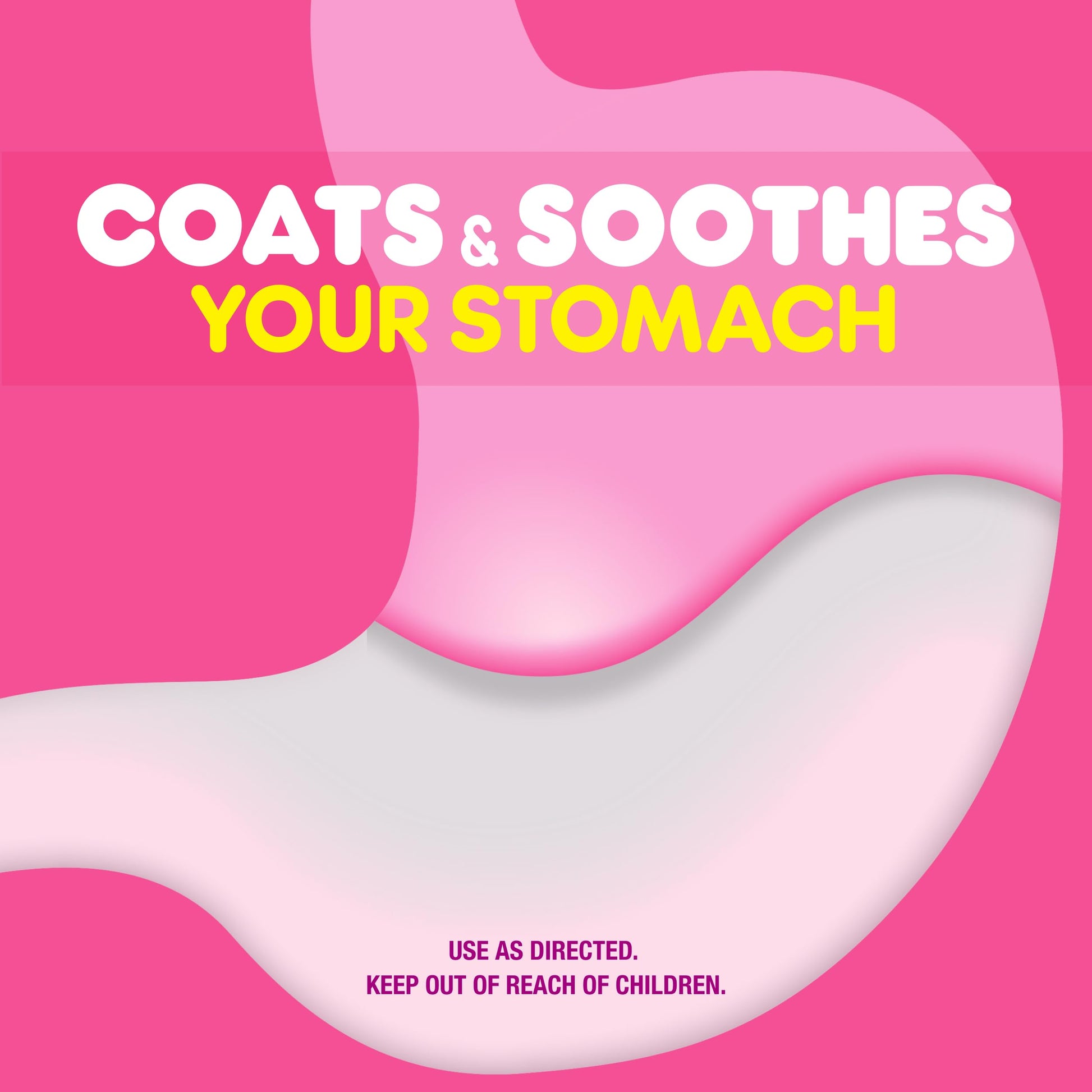 Close up of Pepto Bismol chewable tablet nutrition facts