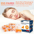 Individual sterile packaging of Voisen noise cancelling ear plugs
