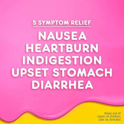 Pepto Bismol 30 count tablets for upset stomach relief