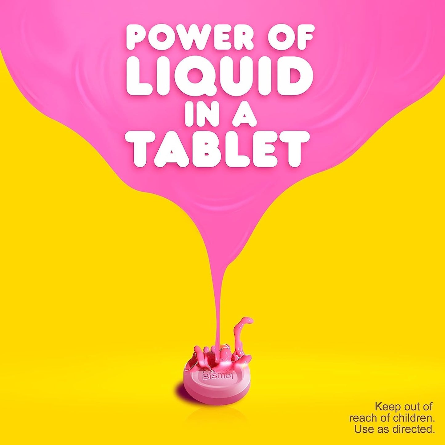 Pepto Bismol chewable tablets for heartburn and nausea