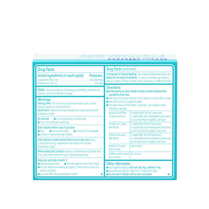 Top view of Imodium Multi-Symptom Relief box