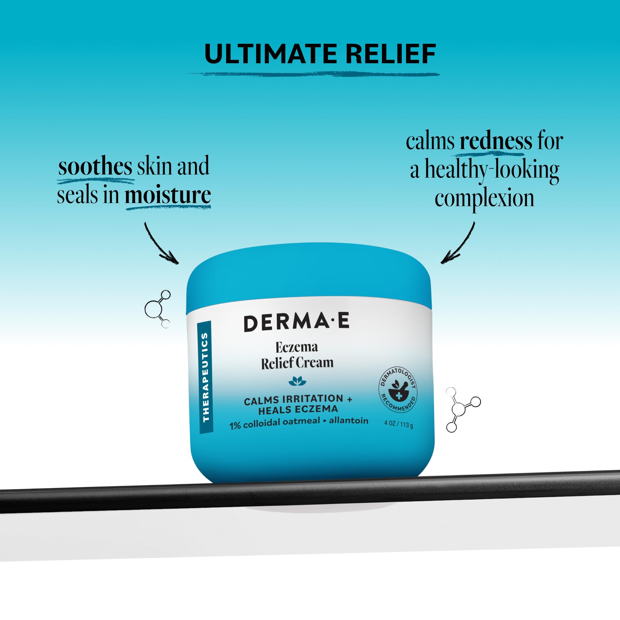 Derma E therapeutic topical moisturizer for soothing dry scaly skin symptoms
