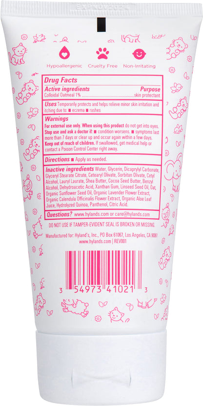 Hyland's Baby Eczema Cream with colloidal oatmeal imported moisturizing lotion for infants