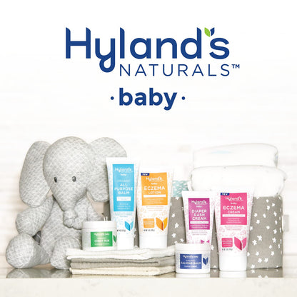 Hyland's Naturals 5 ounce baby eczema soothing rich moisturizing cream packaging