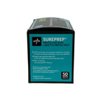 Angle view of the latex-free Medline skin protectant barrier wipes for Indian healthcare consumers