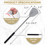 ROUNDS back ointment applicator stick collapsed for travel and easy storage