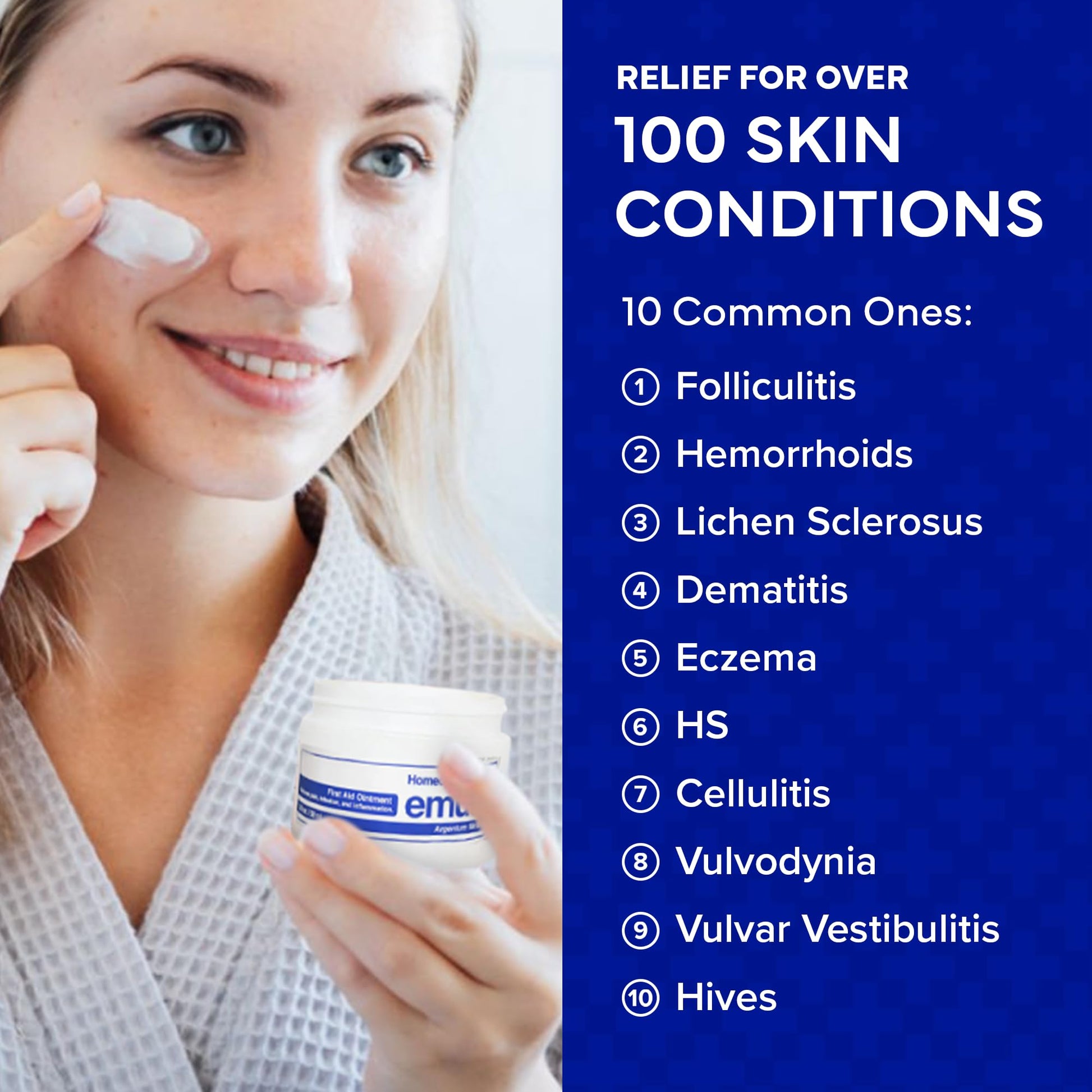 Emuaid first aid ointment for calming itching and redness due to rashes