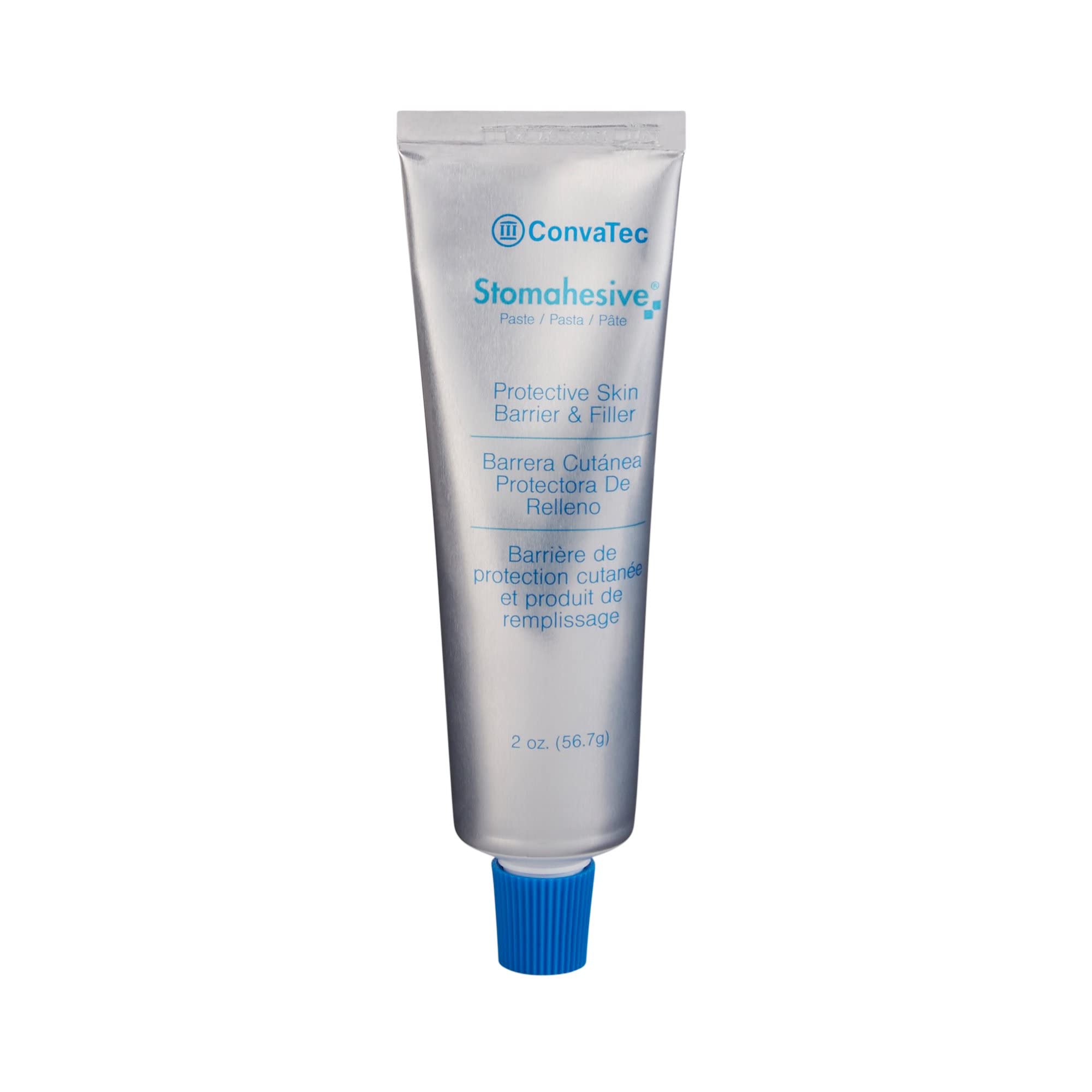 Convatec Stomahesive Paste 183910 packaging showing ingredients and manufacturer details