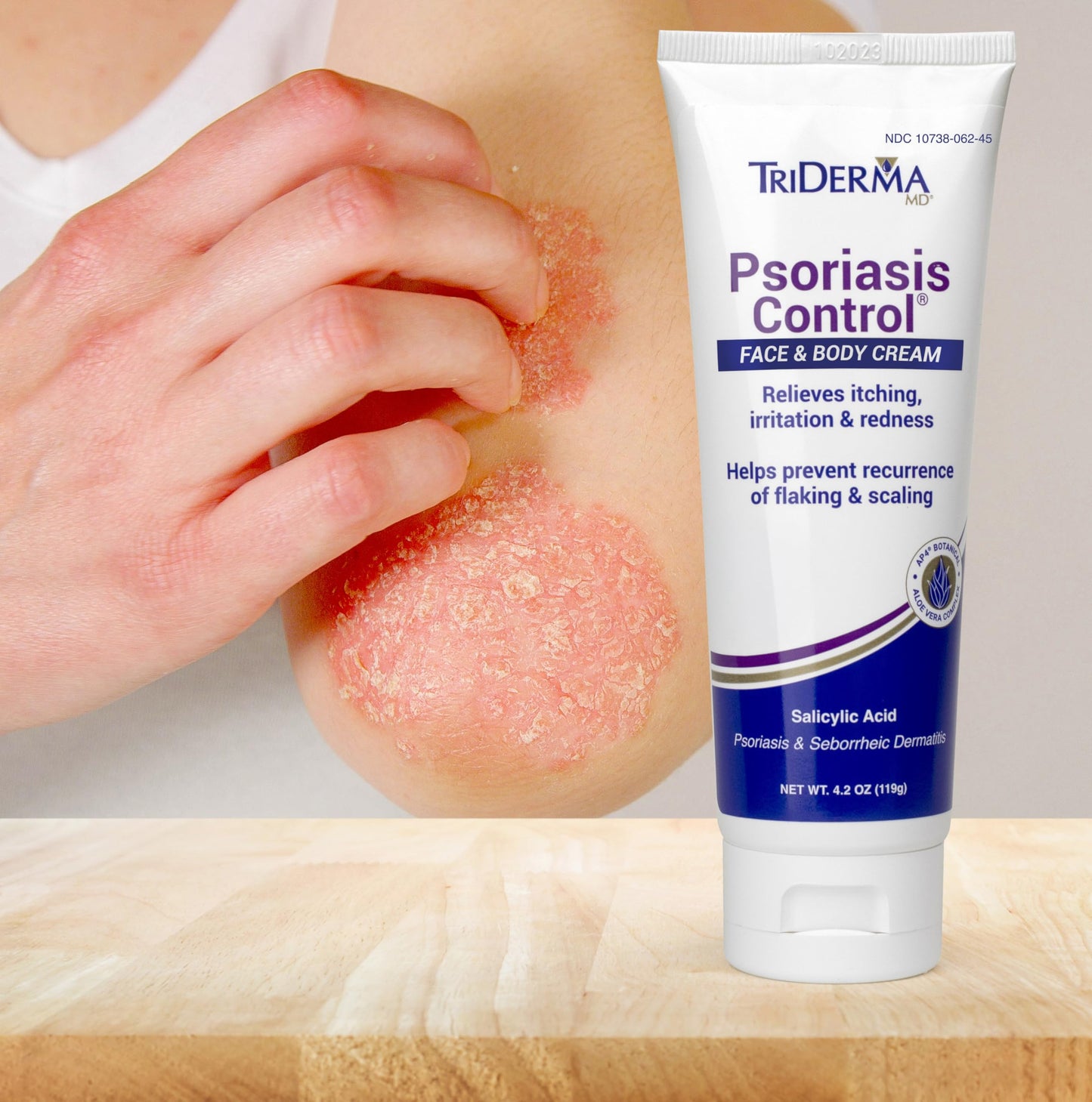 TriDerma maximum strength three percent salicylic acid cream for psoriasis