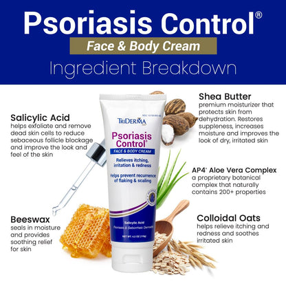 TriDerma cortisone free face and body cream application texture