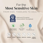 Puriya 5 in 1 intensive moisturizer tube alongside natural botanical elements like oats and aloe vera leaves