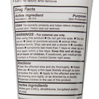 Coloplast Critic-Aid Clear Skin Protectant 170g tube showing transparent petrolatum application details