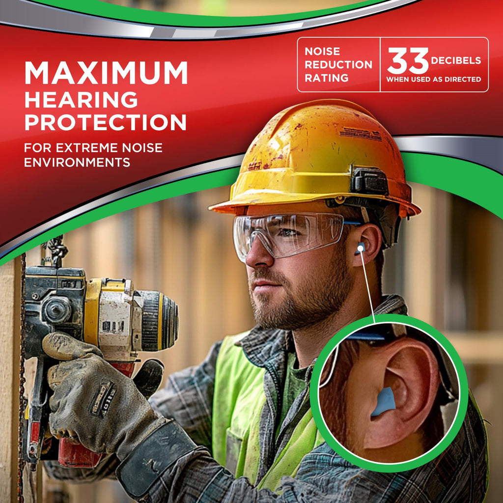 HEAROS 56 pair ear plugs side angle box view