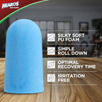 HEAROS Xtreme protection ear plugs back label information
