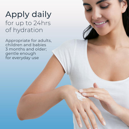 Steroid free eczema relief treatment cream tube packaging details.