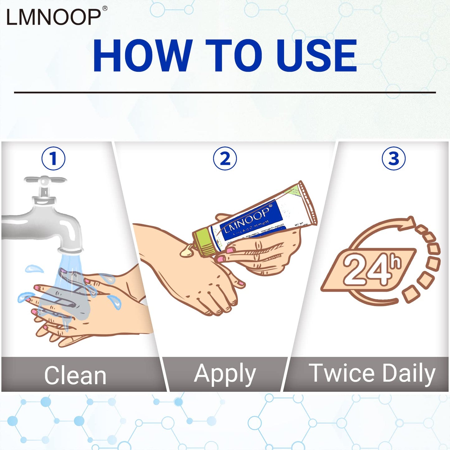Authentic imported LMNOOP anti itch cream for hives and rashes.
