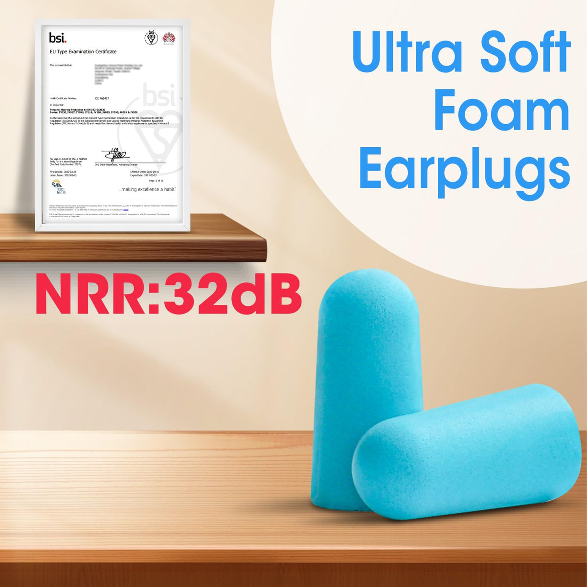 Azen bulk ear plugs container lifestyle arrangement