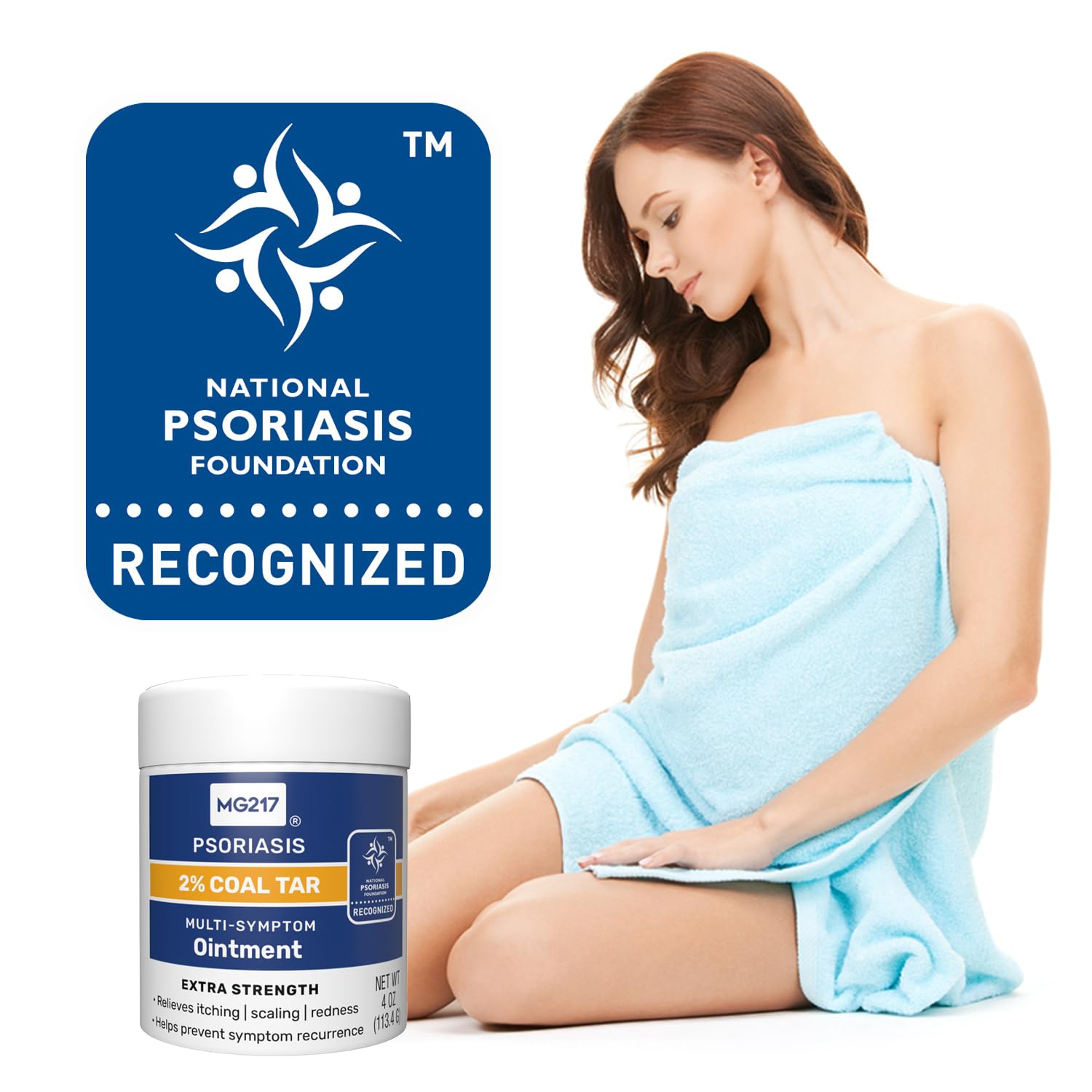 Dermatology tested daily spot treatment ointment for scaling skin plaques