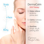 Fragrance free dermatitis relief cream tube with travel size sachets