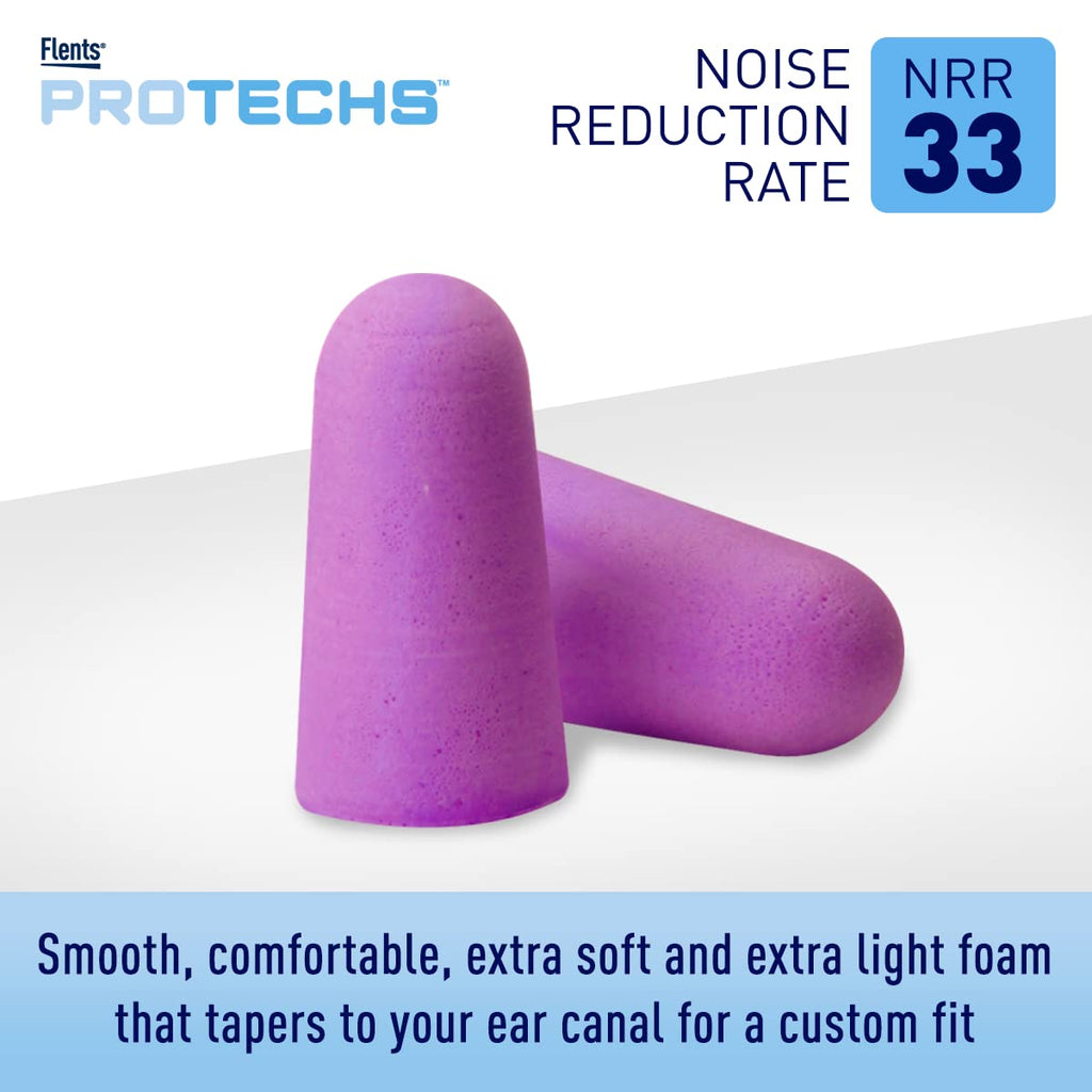 Flents NRR 33 ear plugs side angle display