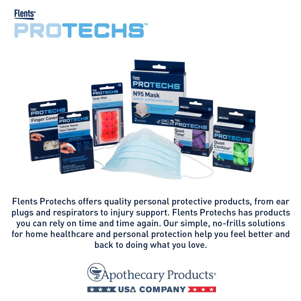 Flents travel case with multiple pairs of ear plugs