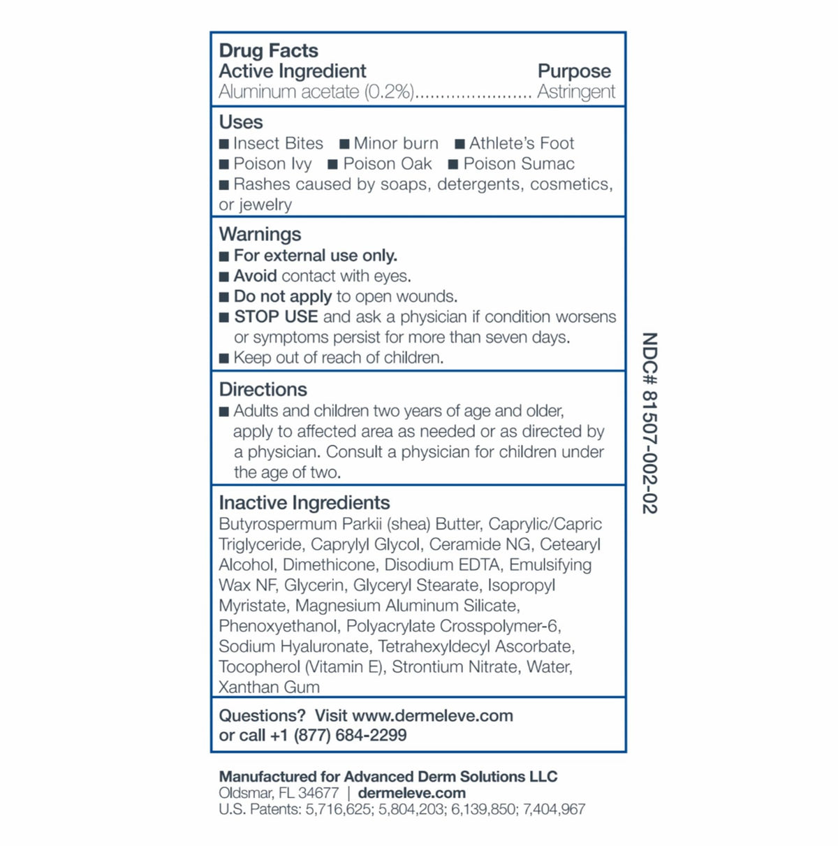 Fast acting full body neuropathic nerve itch relief topical ointment