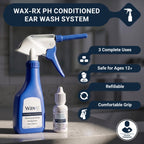 Doctor Easy ear wash spray bottle with trigger handle and multi-stream nozzle