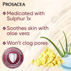 Prosacea topical gel treatment for calming sensitive facial skin